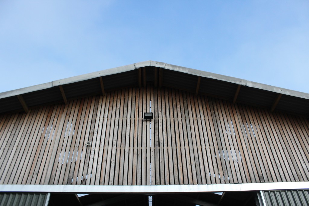 Steel-framed building clad in Swedish Larch